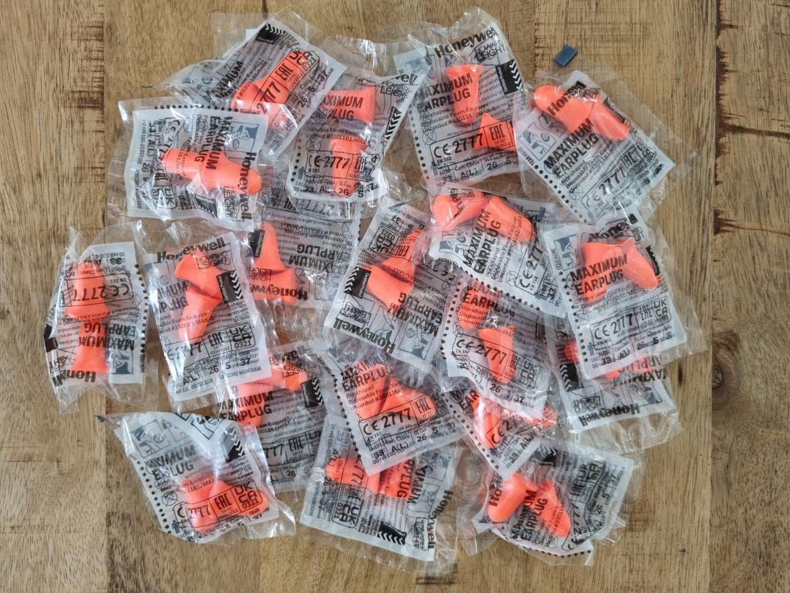 19 paar Honeywell Howard Leight Maximum oordopjes, Doe-het-zelf en Verbouw, Ophalen of Verzenden, Nieuw
