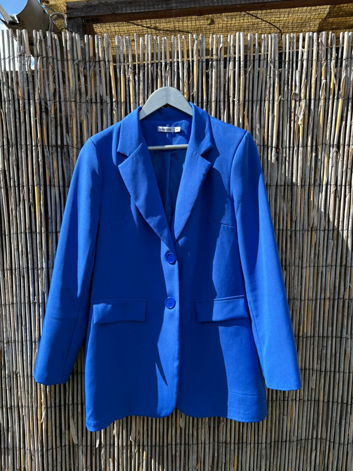 Blauwe blazer, Ophalen of Verzenden, Nieuw, Maat 38/40 (M), Blauw