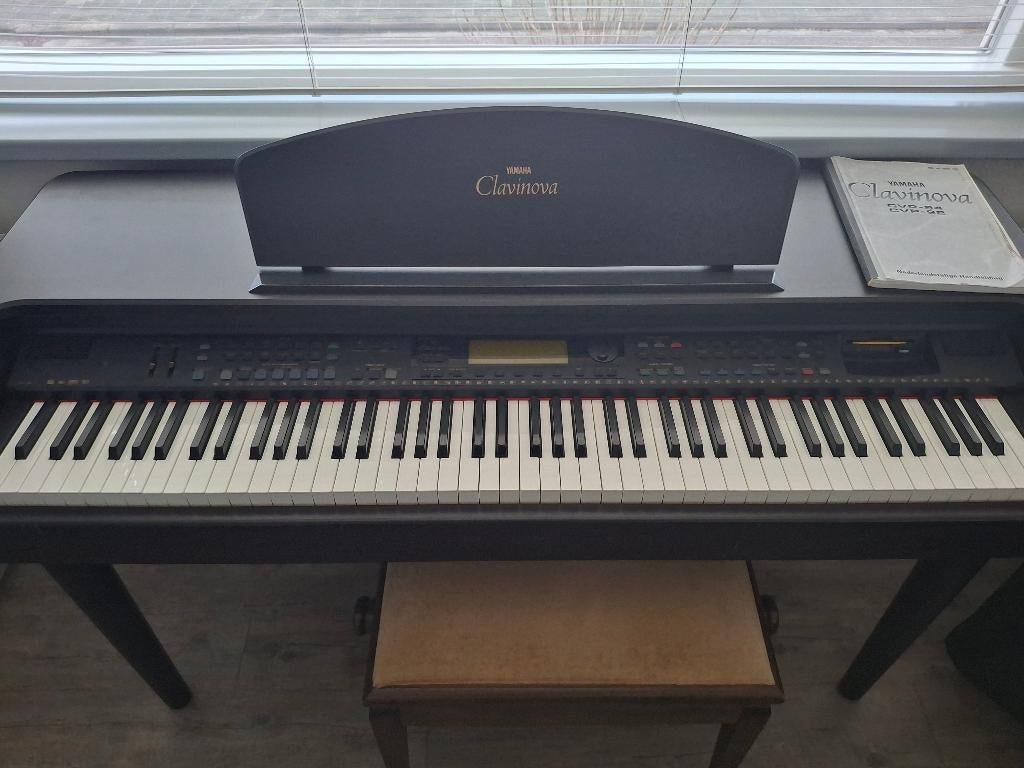 Yamaha Clavinova CVP 92 / 94, Muziek en Instrumenten, Piano's, Ophalen, Gebruikt, Zwart, Digitaal