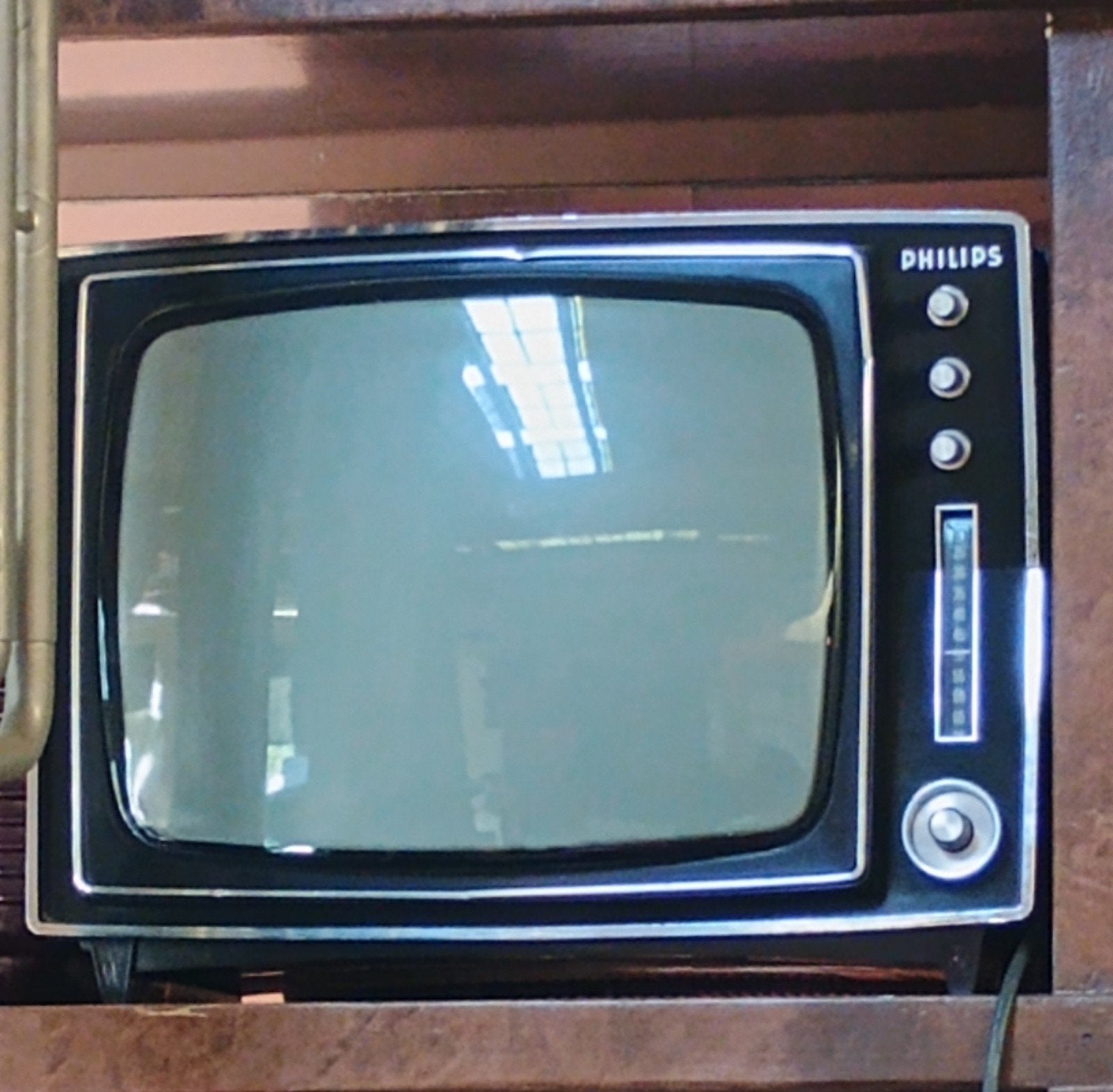 Vintage Philips TV uit ca. 1970 - Werkte voorheen, Ophalen, Philips