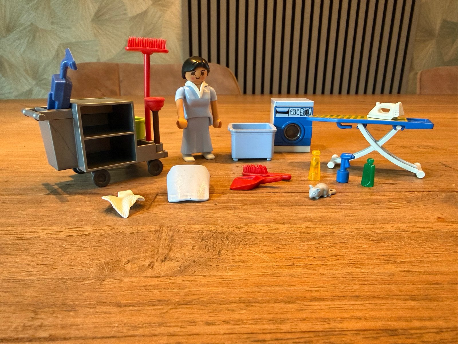 Playmobil Schoonmaakset 5271 met Figuur en Accessoires, Gebruikt, Complete set, Overige typen, Ophalen of Verzenden