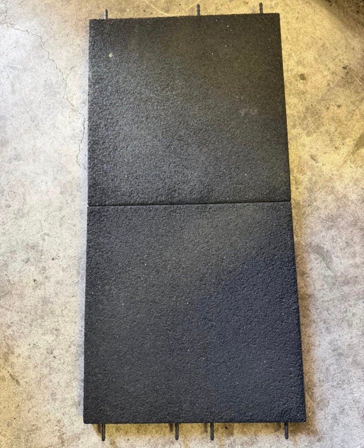 Rubberen tegels 50x50x4,5 speeltoestel stal dak ruim 50m2, Tuin en Terras, Ophalen, Zo goed als nieuw, Rubber, Overige typen