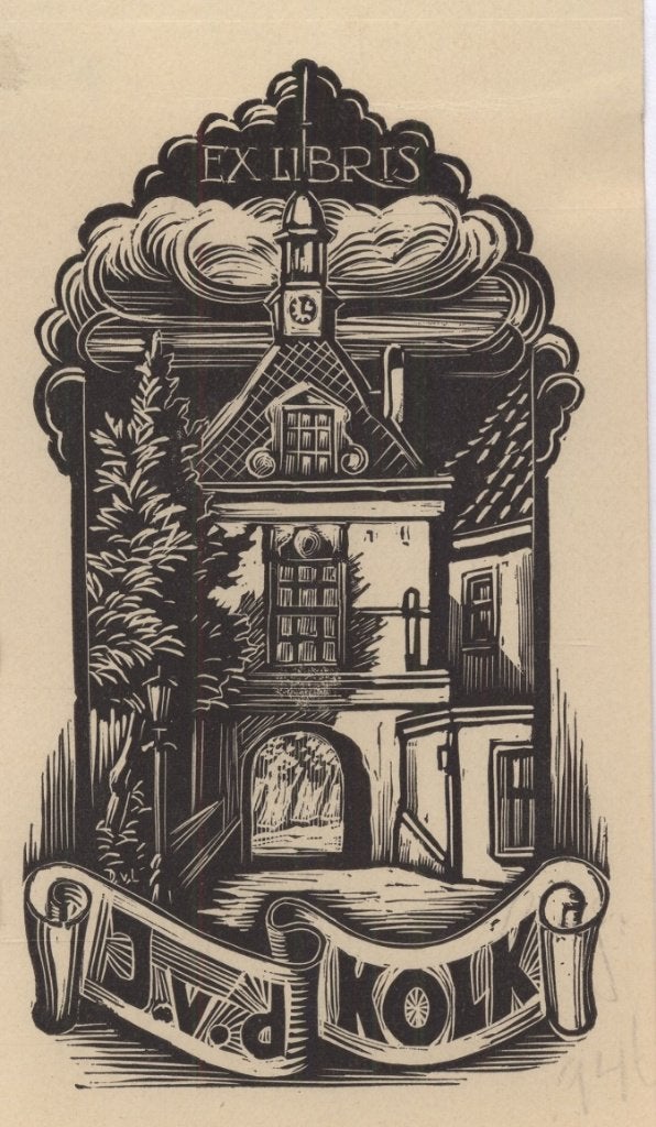 0275 Ex Libris Nederland : Dirk Govert van Luijn, 1946, Verzenden, Ex libris