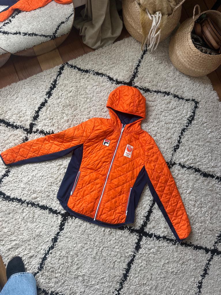 TeamNL jas, Oranje, Zo goed als nieuw, Fila, Verzenden