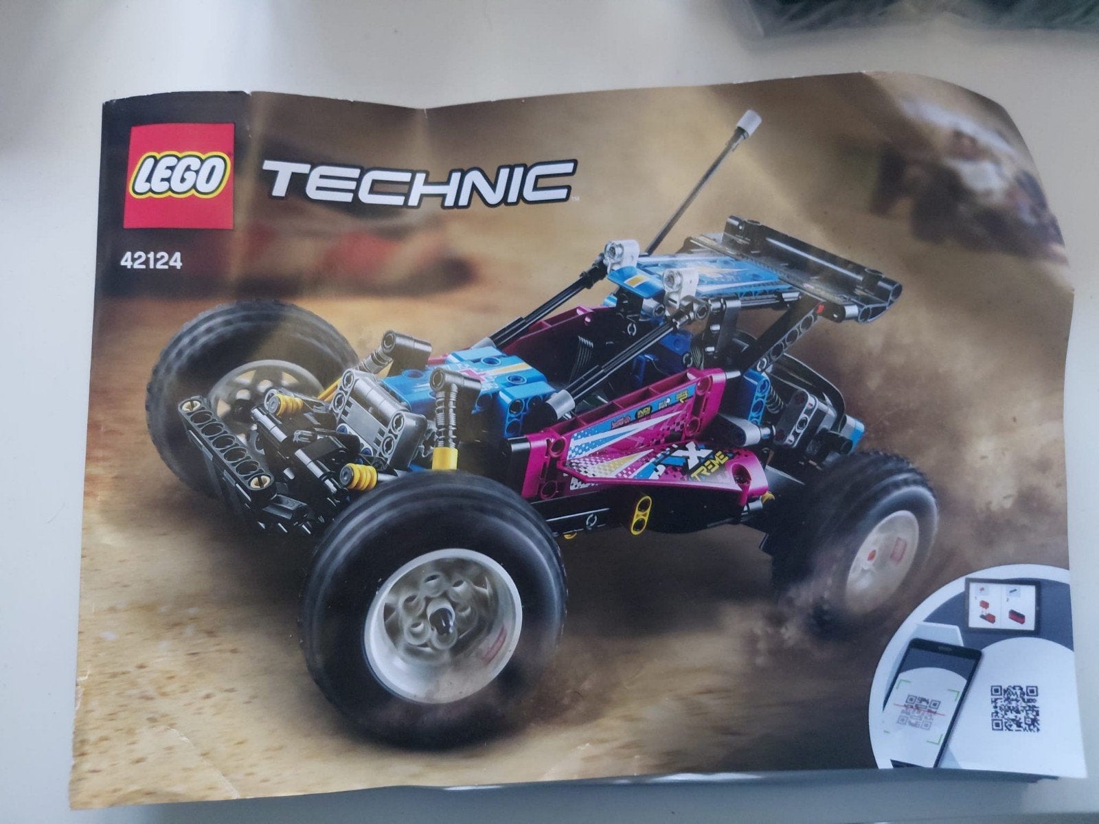 lego rc car 42124, Ophalen of Verzenden, Zo goed als nieuw, Overige merken