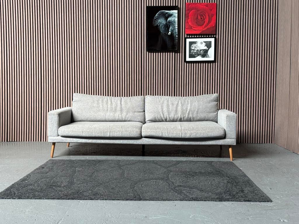 GRATIS LEVERING Xooon Driezits Bank 245x90 GEREINIGD, Huis en Inrichting, Banken | Bankstellen, Zo goed als nieuw, Rechte bank