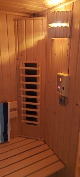 Z.G.A.N. INFRA ROOD SAUNA TE KOOP, Ophalen, Zo goed als nieuw, Infrarood, Complete sauna