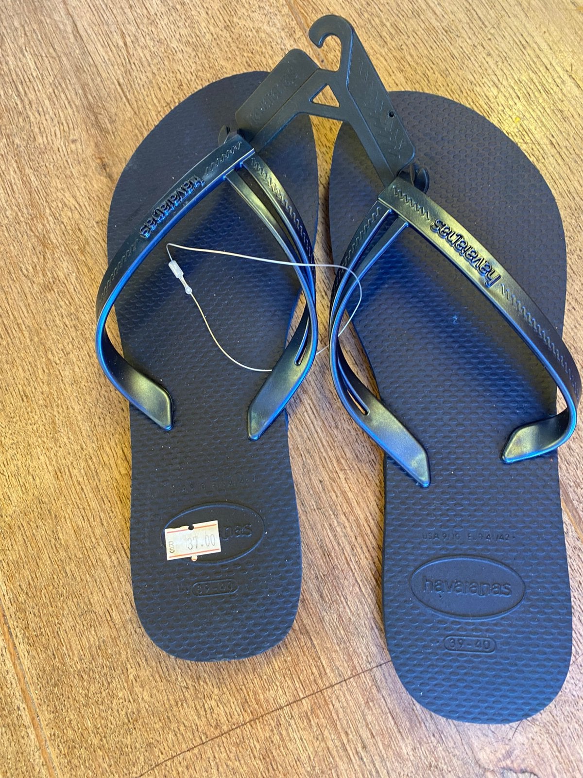Nieuwe teenslippers, Slippers, Blauw, Nieuw, Ophalen of Verzenden