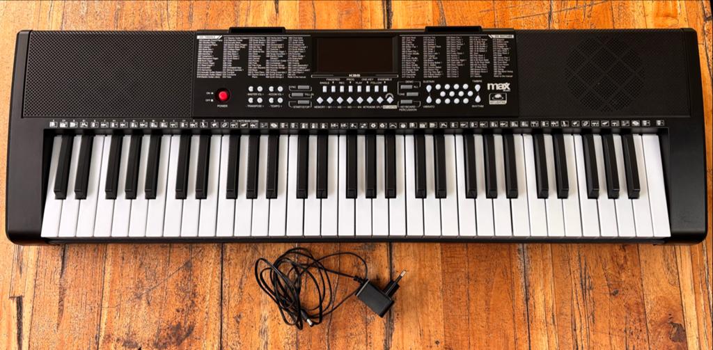 Max Music KB5 Elect. Keyboard 61-key Lighting, Ophalen of Verzenden, Gebruikt, 61 toetsen, Overige merken
