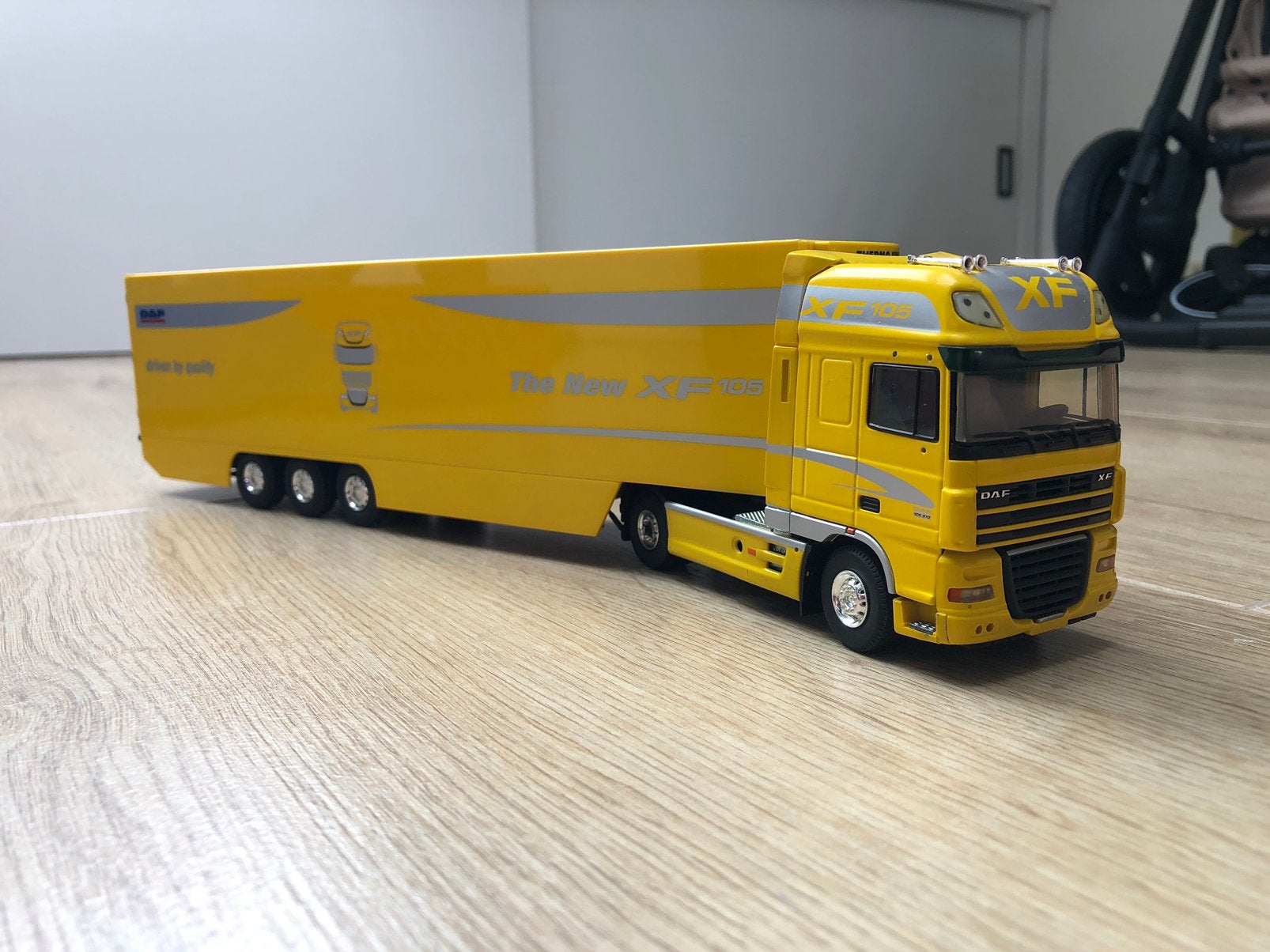 Tekno daf demo, Hobby en Vrije tijd, Modelauto's | 1:50, Verzenden, Bus of Vrachtwagen, Tekno