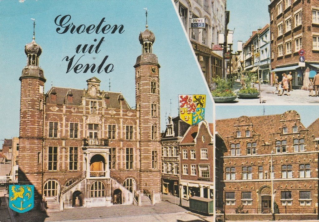 VENLO Stadhuis Centrum Groeten, Verzenden, 1980 tot heden, Gelopen, Limburg