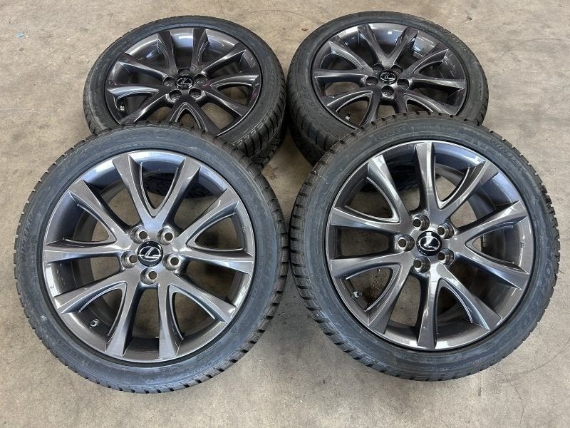 17 inch originele velgen + winterbanden Lexus CT 200 H, Auto-onderdelen, 215 mm, -, -, Banden en Velgen