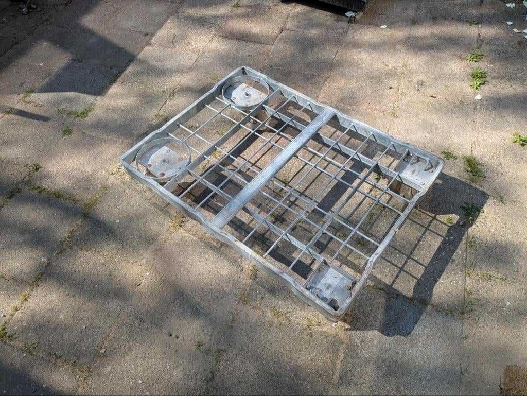 Grote transportroller / dolley | rvs | 81x61 cm, Doe-het-zelf en Verbouw, Transportwagens, Ophalen, Gebruikt, Overige typen