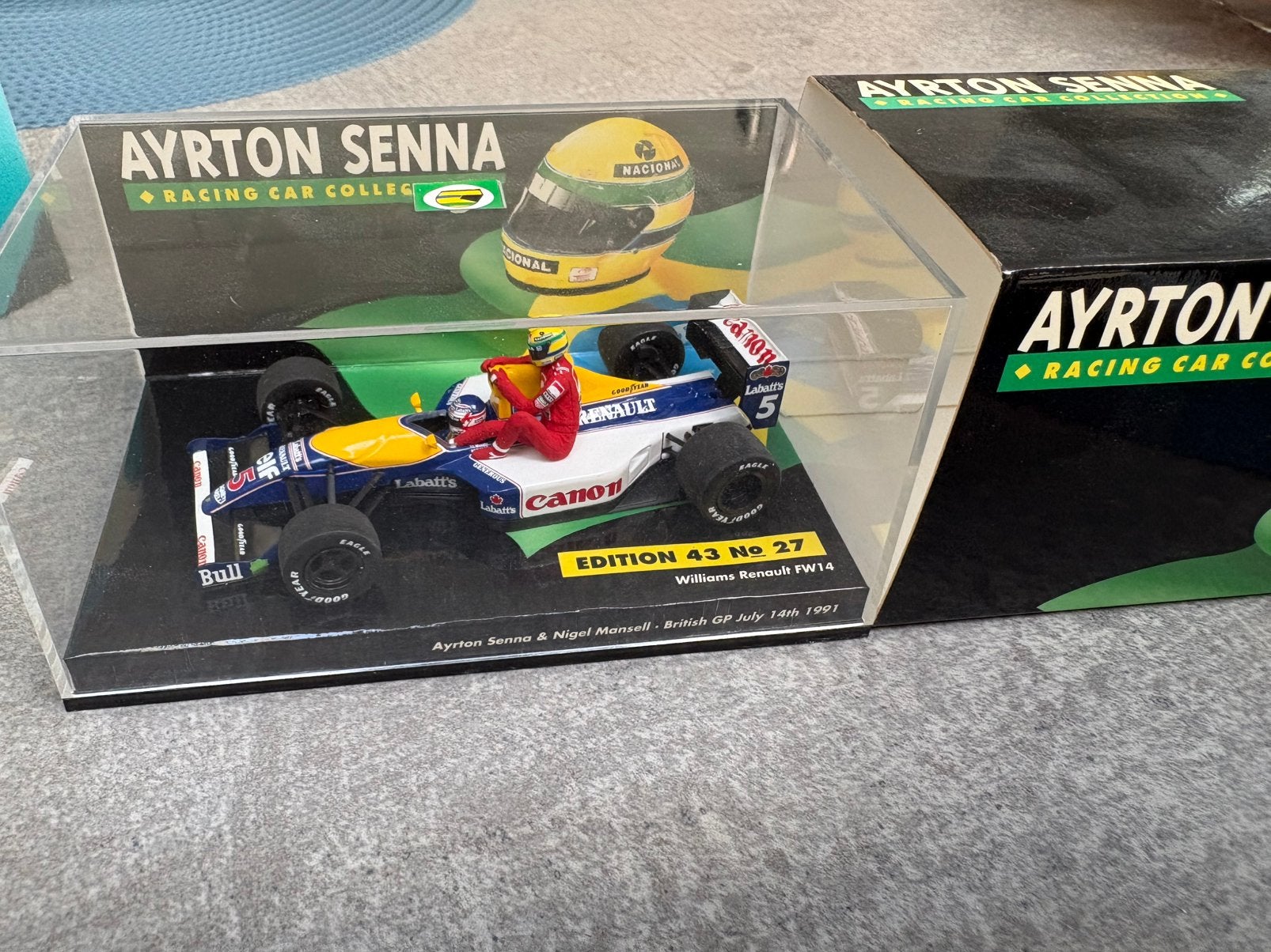 1/43 Minichamps Senna Racing Car Collection, Ophalen of Verzenden, Zo goed als nieuw, Formule 1