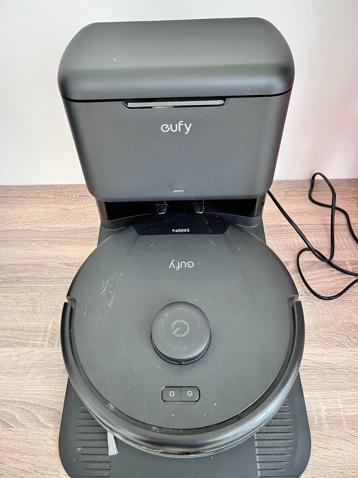 Eufy L60 SES Robotstofzuiger met zelflegende basis, Overige merken, Gebruikt, Bedienbaar via app, Robotstofzuiger
