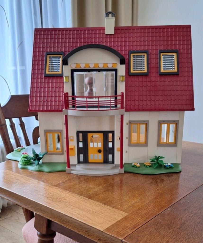 NIEUW GROOT INGERICHT PLAYMOBIL MODERNE VILLA MET ECHT WERKE, Ophalen of Verzenden