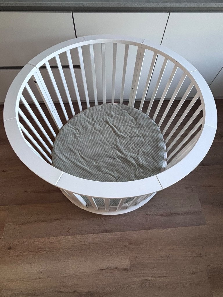 Ronde box met wieltjes, Kinderen en Baby's, Ophalen, Gebruikt, Rond, Wieltjes