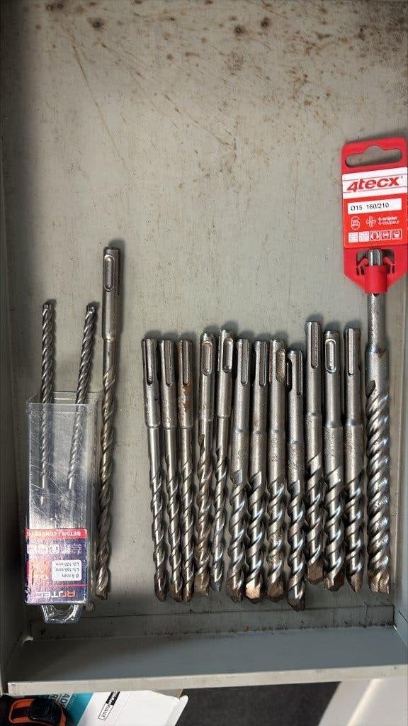 betonboor SDS nieuw van 6mm tot 15mm totaal 16 boren, Ophalen of Verzenden, Nieuw, Overige typen