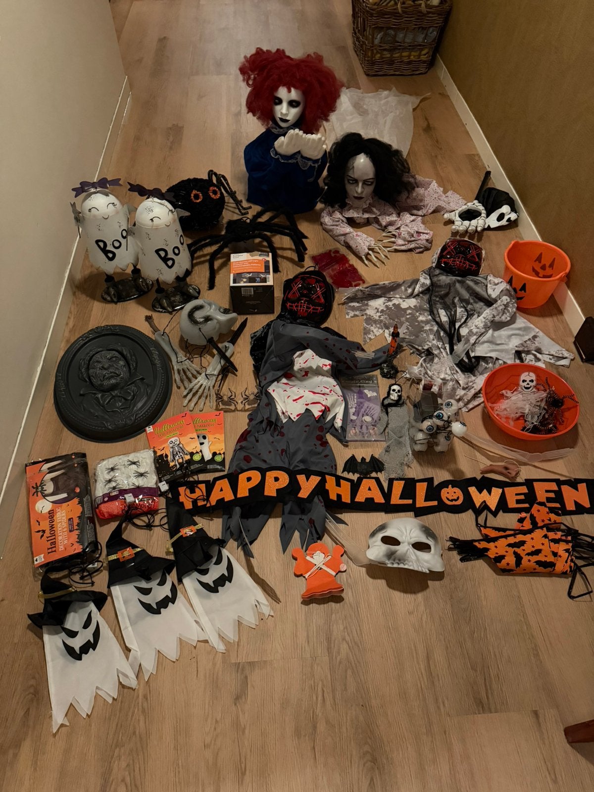 Halloween spullen., Hobby en Vrije tijd, Ophalen, Gebruikt