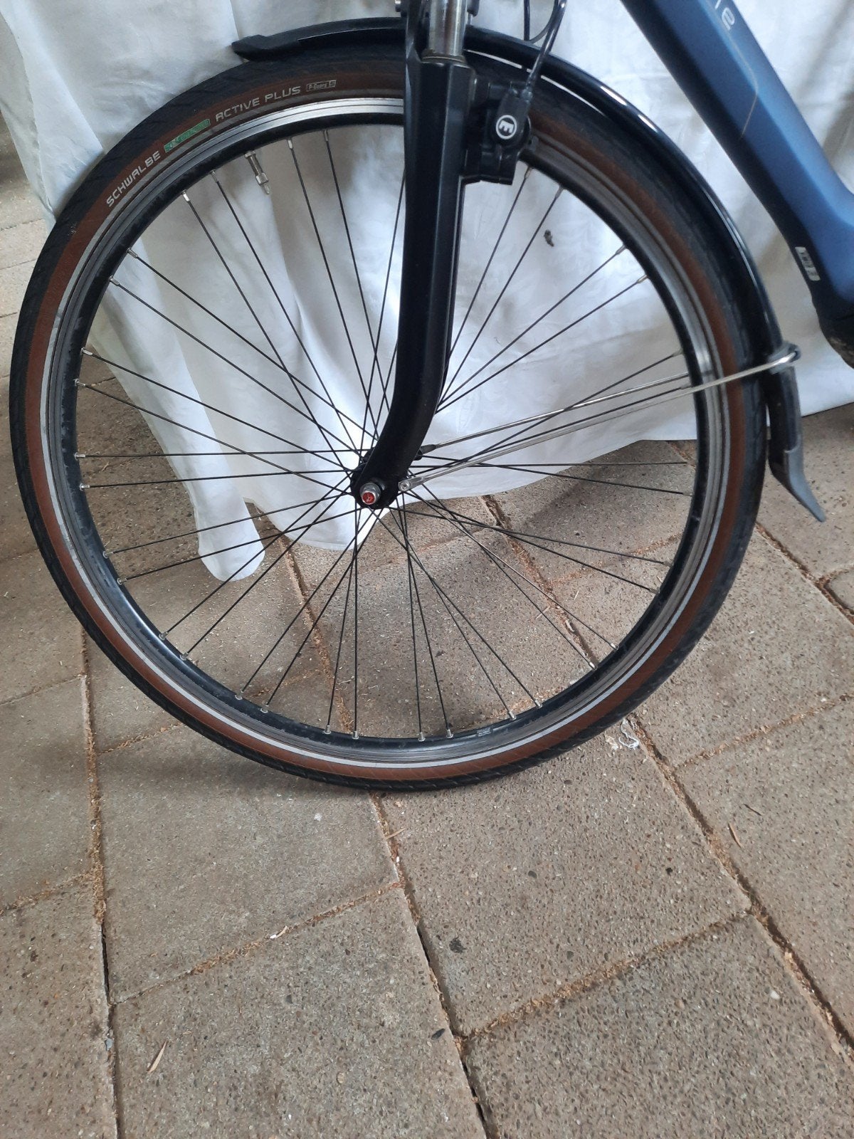 Voorwiel'wiel'Gazelle Orange7  e bike'Schwalbe  band, Wiel, Ophalen of Verzenden, Zo goed als nieuw, Aluminium