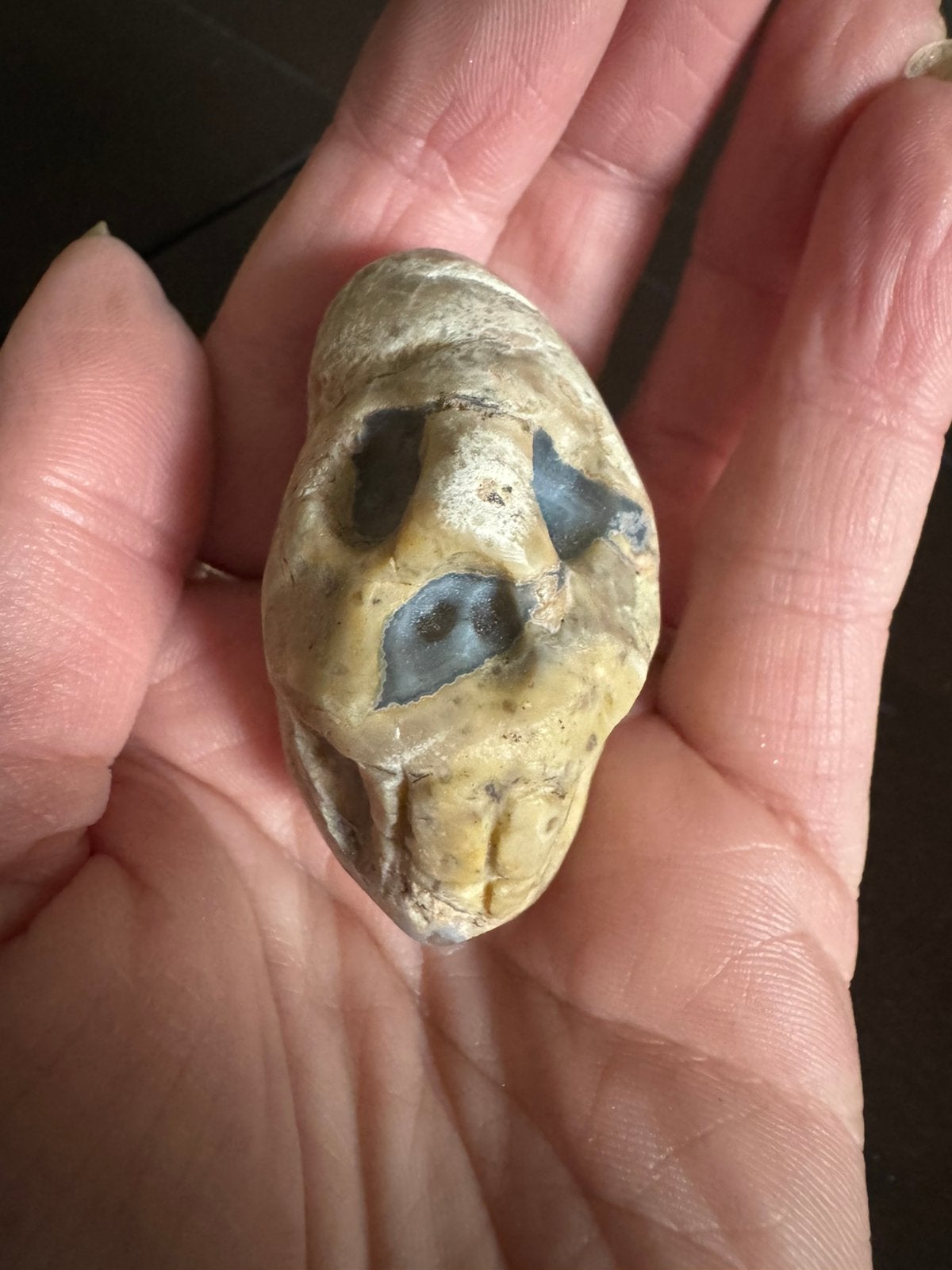Kristallen schedel steatite, Verzenden