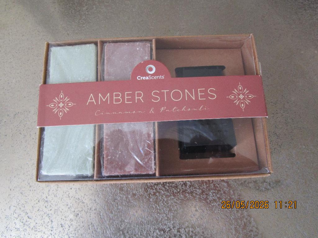 amber stones geurblokjes, Overige materialen, Nieuw, Ophalen of Verzenden, Kaars
