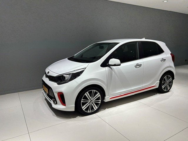 Kia Picanto 1.0 T-GDi 100pk 5-zits GT-Line, Auto's, 12 maanden, Gebruikt, 920 kg, Wit
