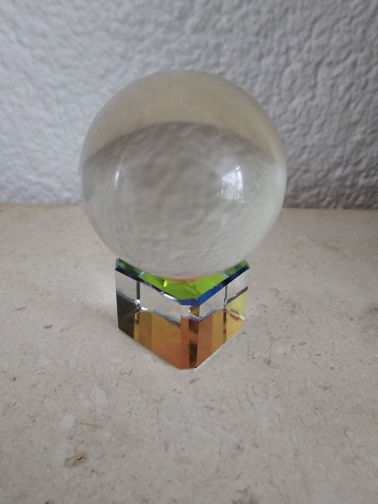 # Energetische Clear Q-ball, voor persoonlijke balans, Ophalen of Verzenden, Gebruikt, Overige typen