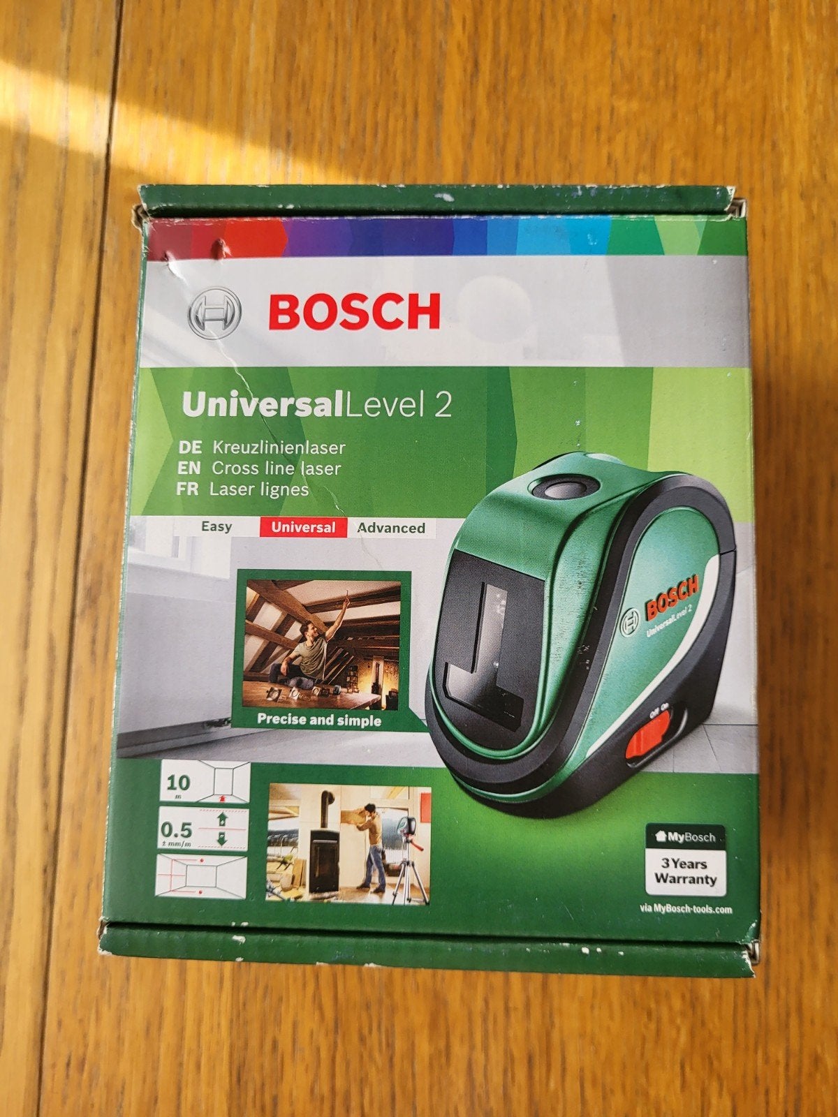 Bosch UniversalLevel 2 Kruislijnlaser - NIEUW!, Ophalen of Verzenden, Nieuw