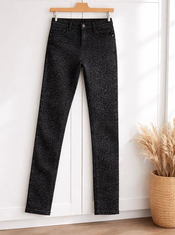 Flame panterprint blauw zwart stretch skinny nieuw 34  , Kleding | Dames, Blauw, Flame, Nieuw, Ophalen of Verzenden