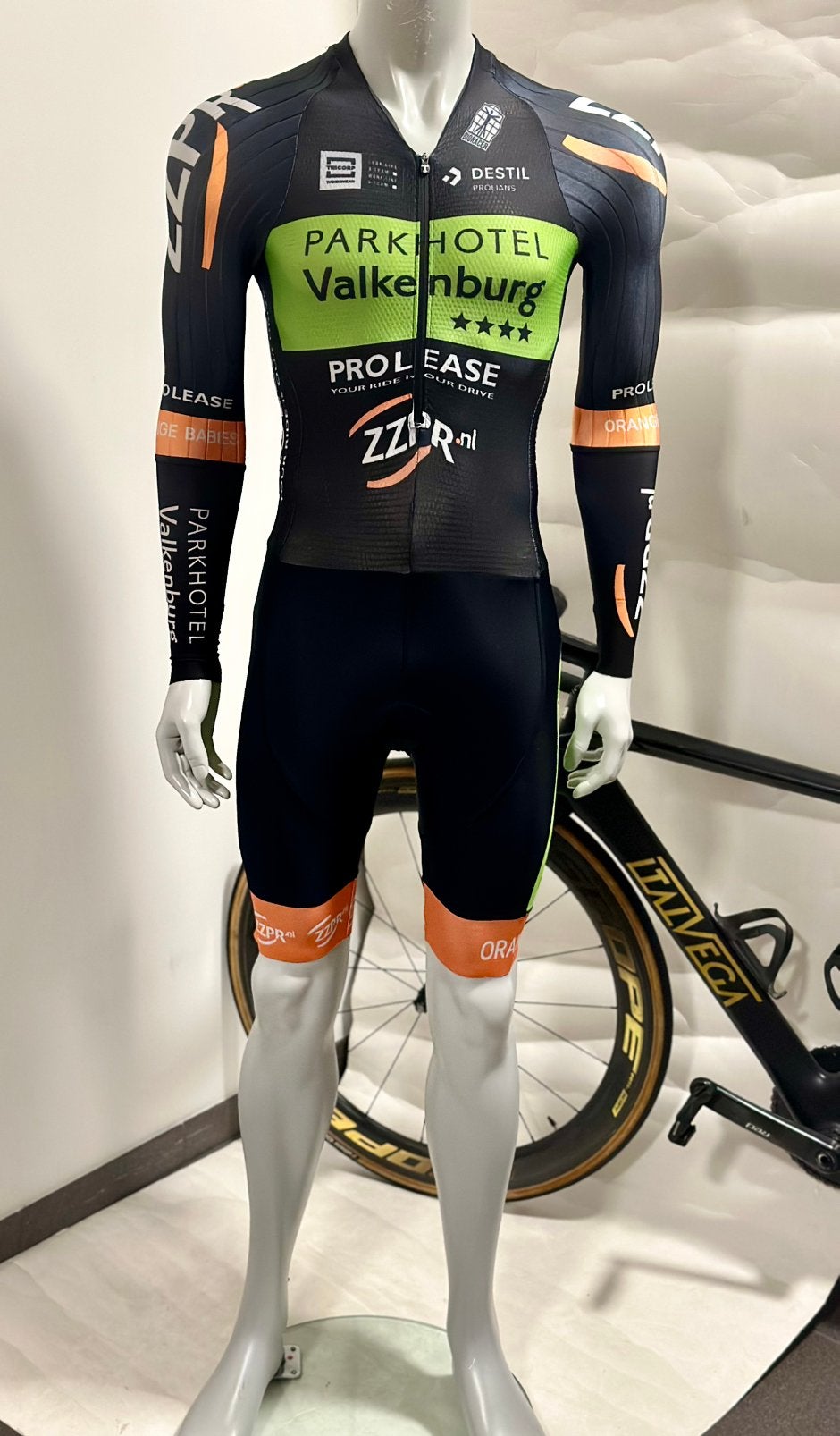 Wielrenkleding wielrenpak snelpak speedsuit maat S Bioracer, S, Heren, Ophalen of Verzenden, Zo goed als nieuw