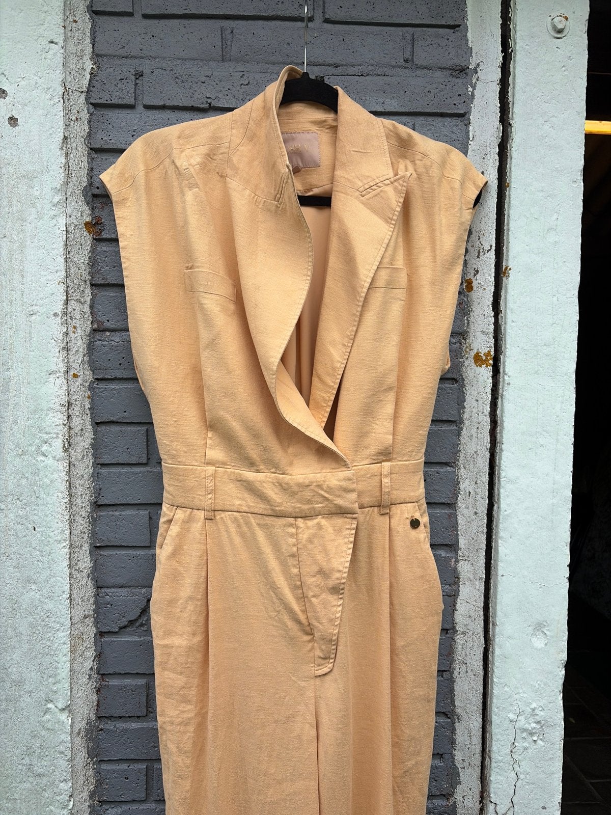 JOSH V jumpsuit maat S, Kleding | Dames, Ophalen of Verzenden, Zo goed als nieuw, Maat 36 (S), Beige
