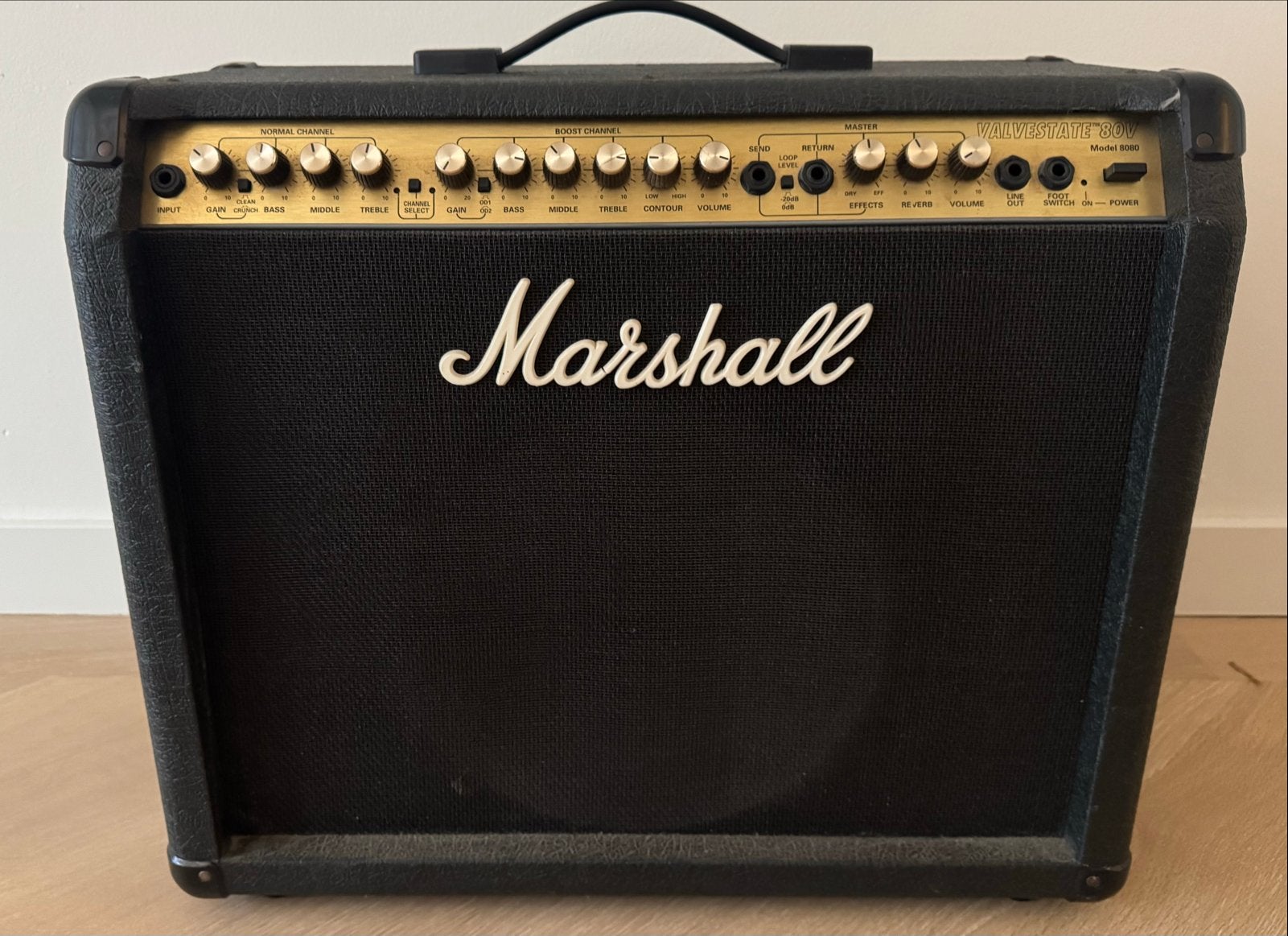 Marshall Valvestate 8080 gitaarversterker 80W, Ophalen, Gebruikt, Gitaar, 50 tot 100 watt