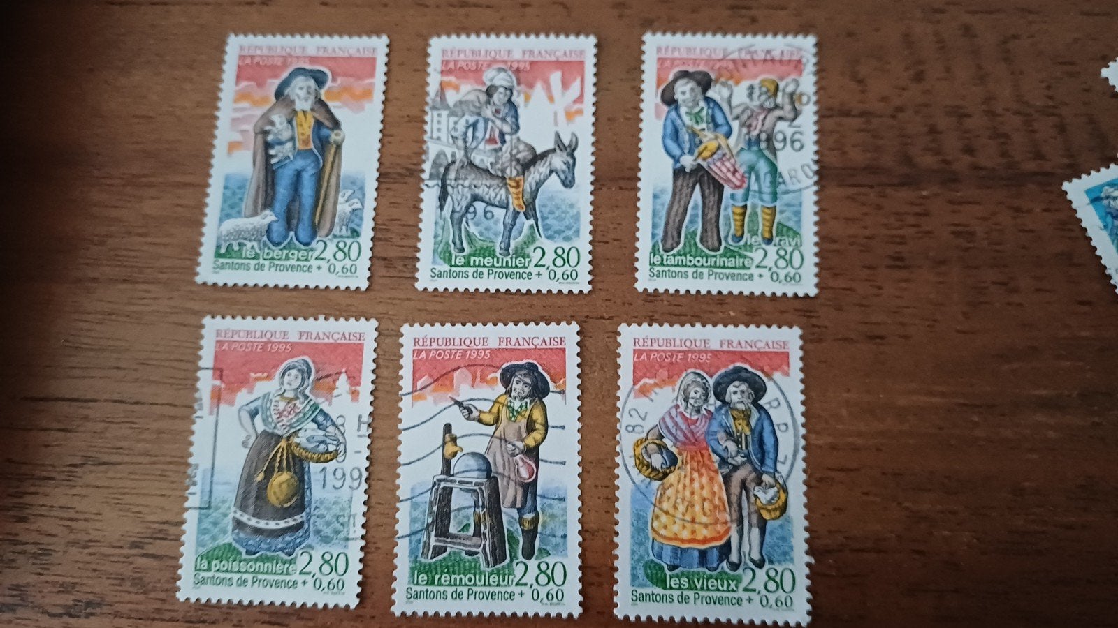 Frankrijk,  1995, Les    de Provence, Ophalen of Verzenden, Gestempeld
