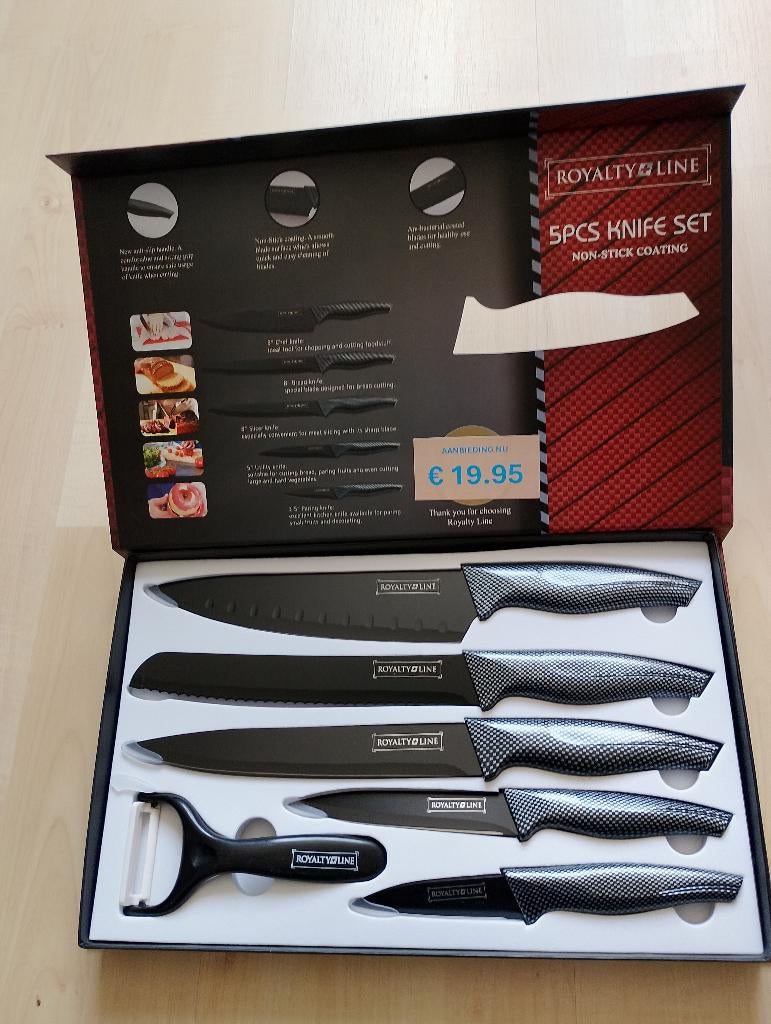 Keramische messen set, Huis en Inrichting, Keuken | Bestek, Overige materialen, Nieuw, Ophalen of Verzenden, Vaatwasserbestendig