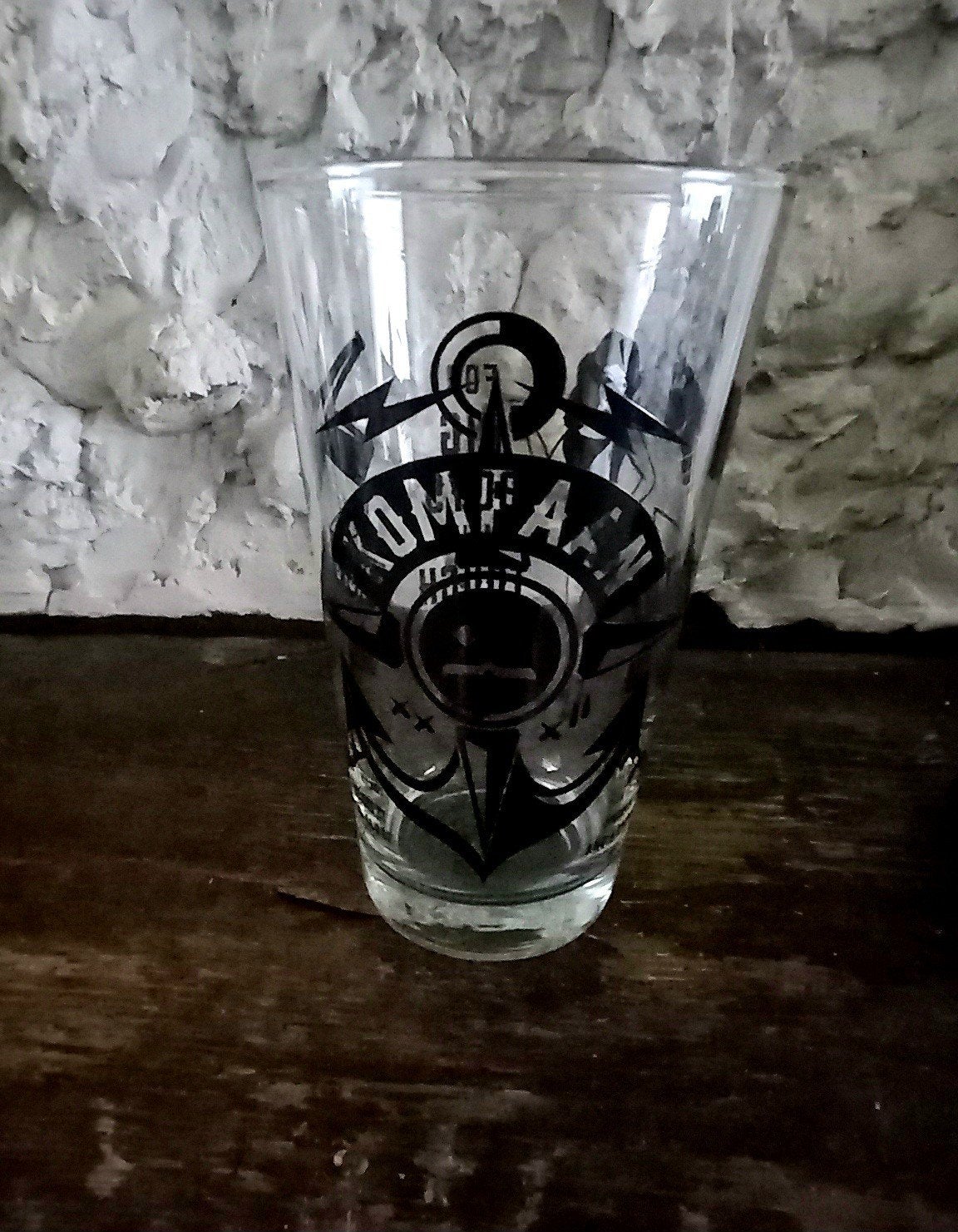 Kompaan bierglas 0.4cl, Ophalen of Verzenden, Zo goed als nieuw, Bierglas