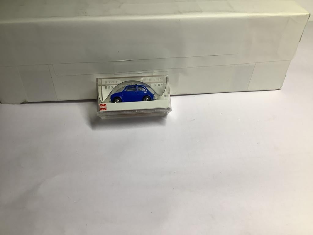 Busch Automodelle Fiat 500 F 1:87 - Nieuw in doos, Ophalen of Verzenden, Nieuw, Auto