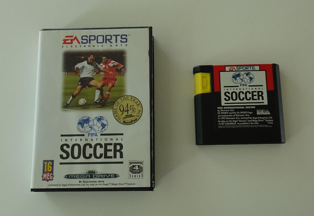 FIFA International Soccer voor Sega Mega Drive, Ophalen, Zo goed als nieuw, Vanaf 3 jaar, Mega Drive