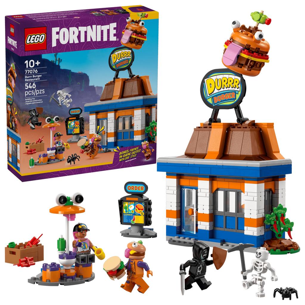 LEGO Fortnite Durrr Burger Restaurant 77076, Lego, Nieuw, Ophalen of Verzenden, Inclusief doos