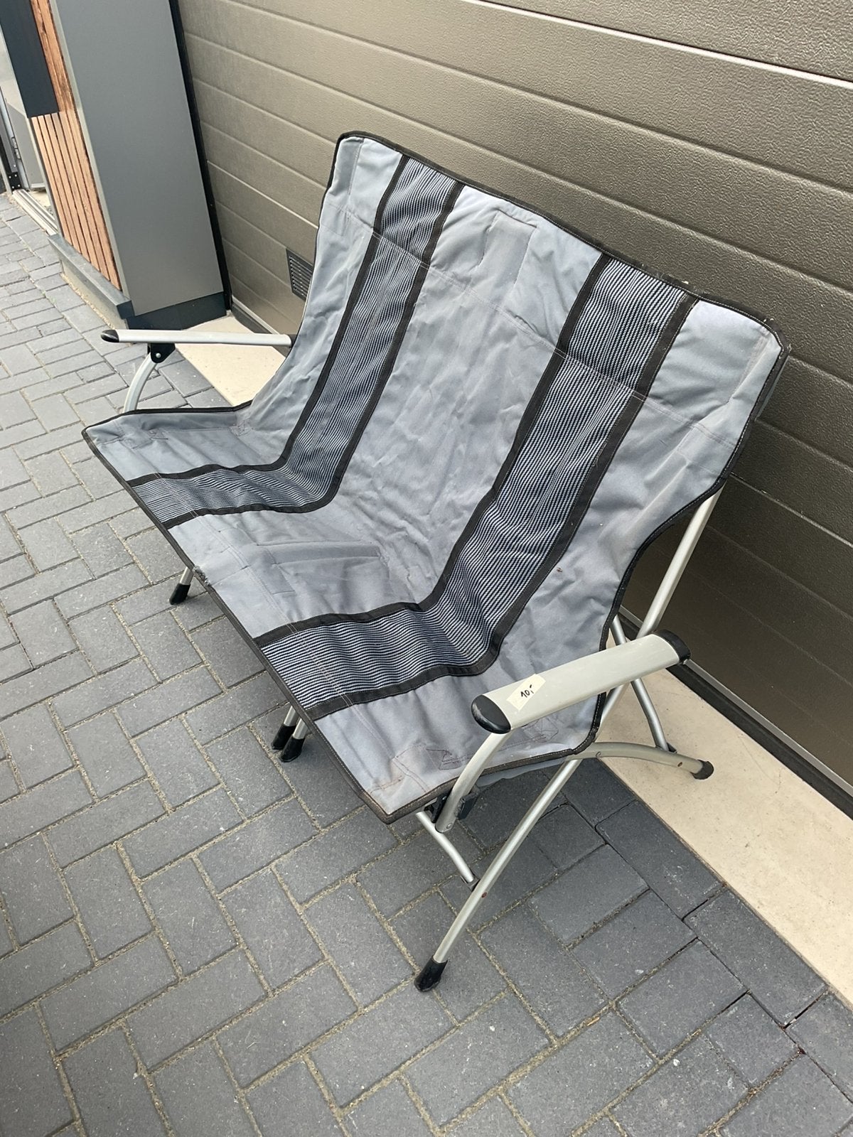 Camping bankje inklapbaar opvouwbaar zit uitstekend, Caravans en Kamperen, Kampeermeubelen, Ophalen, Gebruikt, Campingstoel