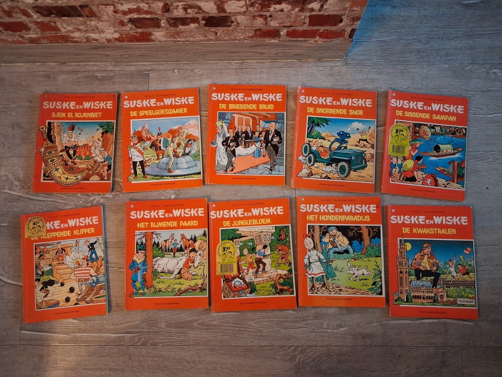 Suske en Wiske stripboeken - 10 stuks, Meerdere stripboeken, Ophalen of Verzenden, Gelezen