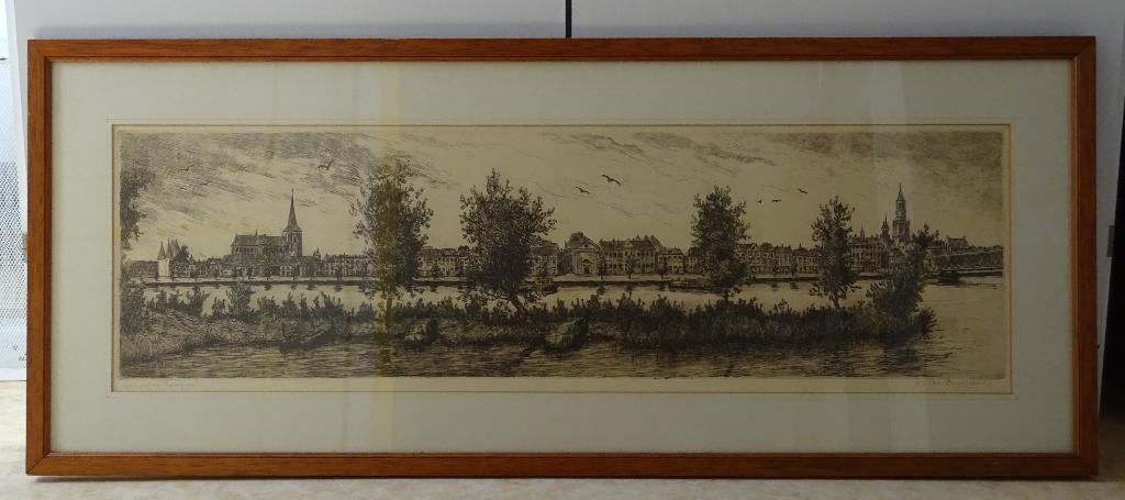Gezicht op Kampen, Antiek en Kunst, Ophalen