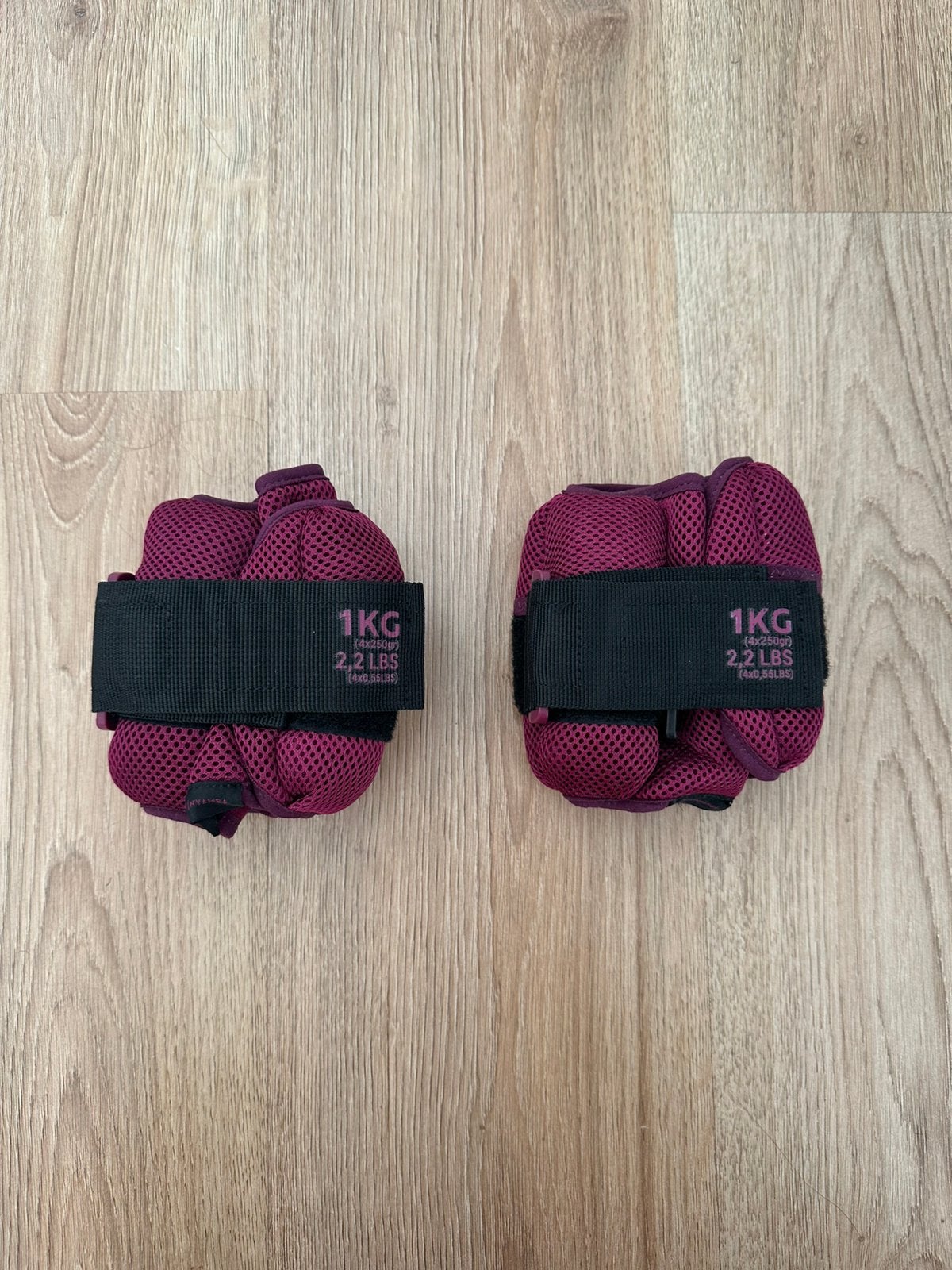 2x enkelgewichten Decathlon, Ophalen, Zo goed als nieuw, Dumbbell