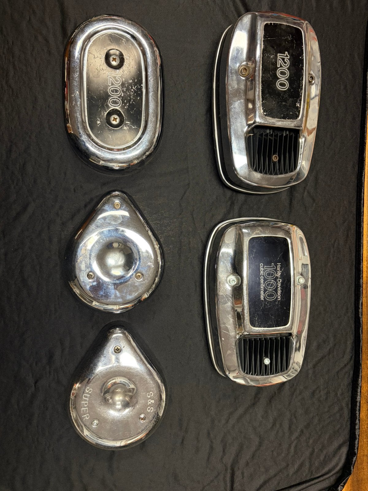 Diverse harley luchtfilters, Harley, Ophalen of Verzenden, Straat 5, Gebruikt
