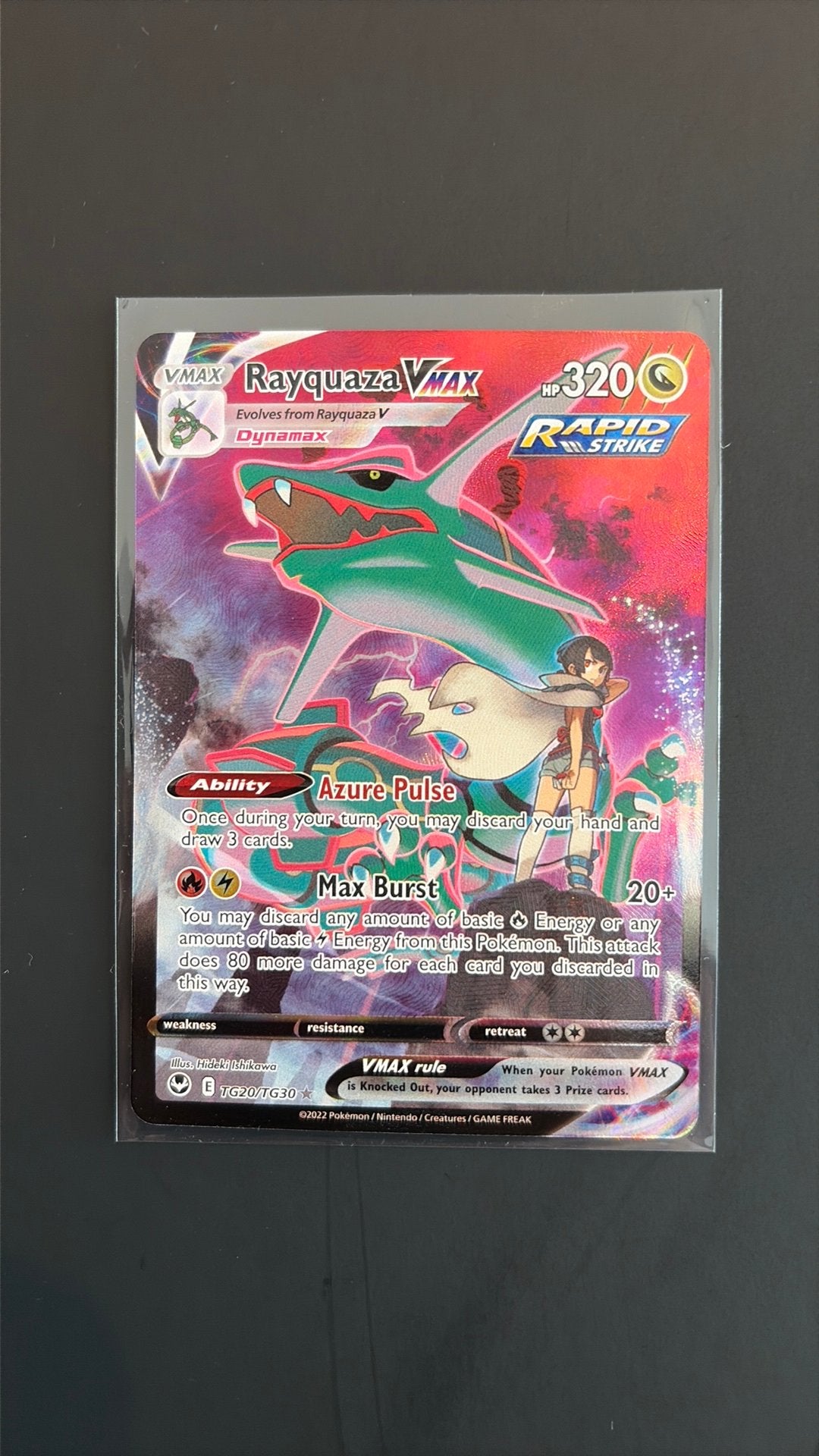 Rayquaza VMAX TG20/TG30 - Silver Tempest, Ophalen of Verzenden, Zo goed als nieuw