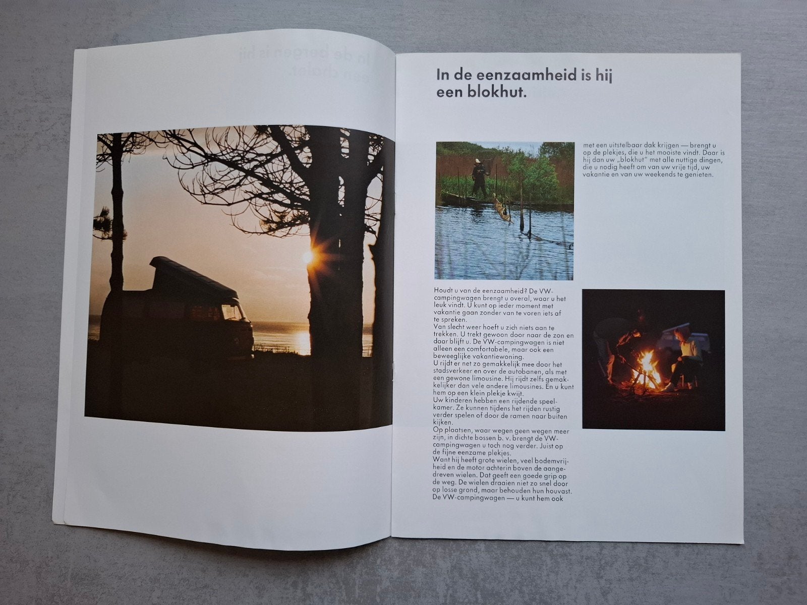 Volkswagen T2 Camper brochure - 1971, Boeken, Auto's | Boeken, Ophalen of Verzenden, Gelezen, Volkswagen