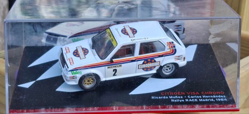 Citroën Visa Chrono Rally modelauto, Ophalen of Verzenden, Auto, Overige merken