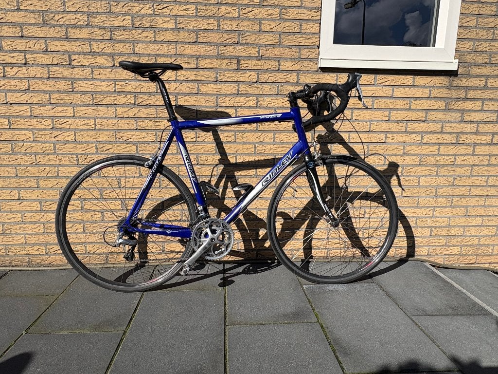 Ridley Triton S Racefiets - Blauw/Wit, 28 inch, Gebruikt, Aluminium, 57 tot 61 cm