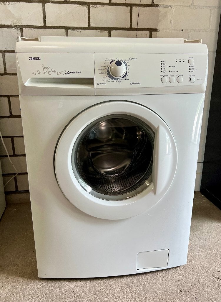 Zanussi wasmachine, Ophalen, Gebruikt, Voorlader, 85 tot 90 cm