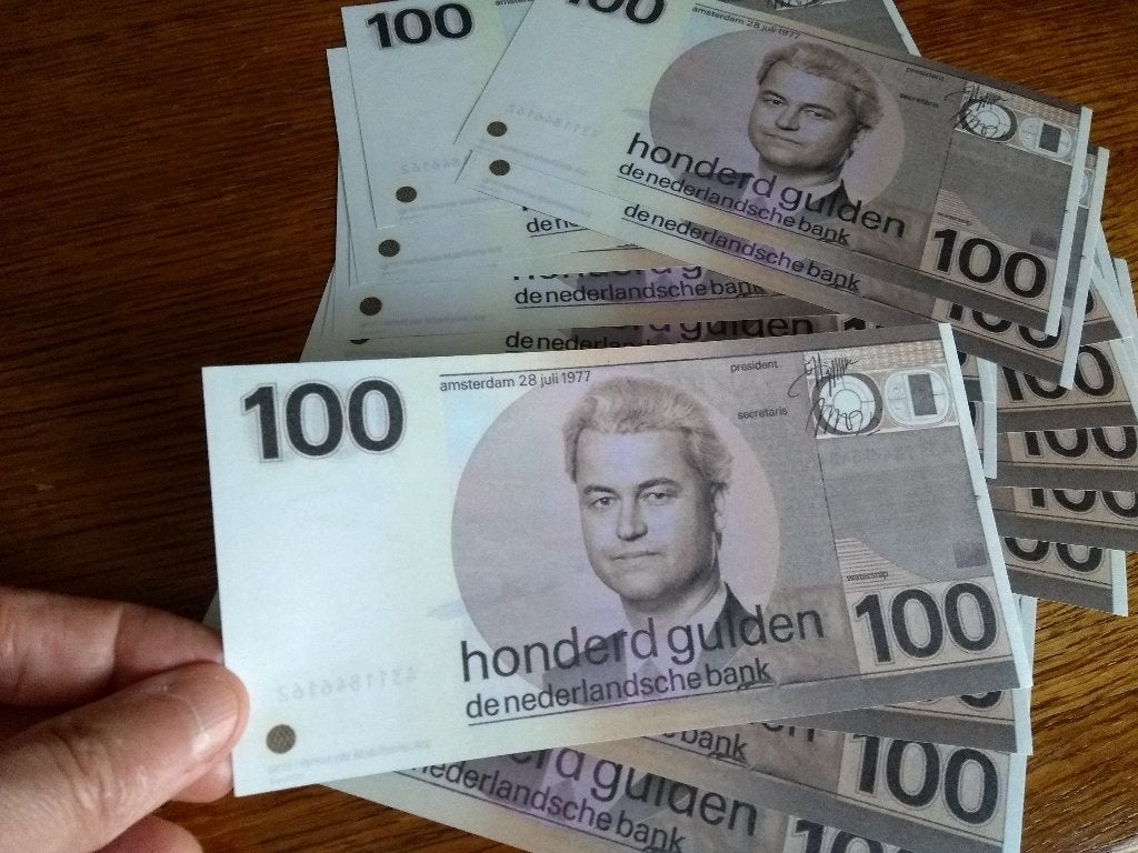 wilders 100 gulden pvv, Ophalen of Verzenden, 100 gulden, Los biljet